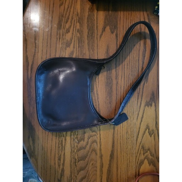 COACH Ergo Vtg Mini Zip Shoulder Hand Bag Brown - Picture 7 of 8